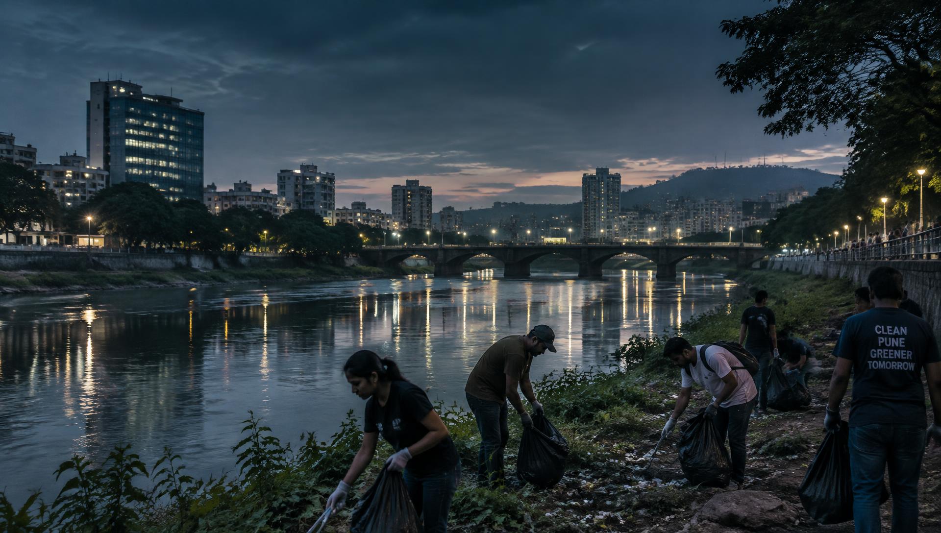 Pune citizens caring for the Mula-Mutha riverfront